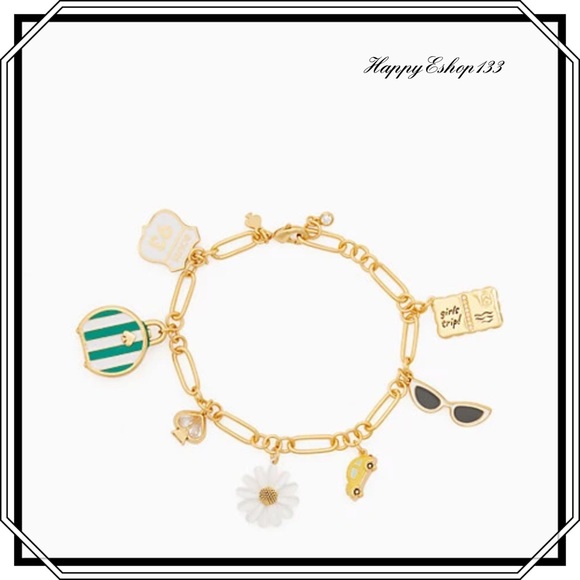 kate spade Jewelry - ♠️ Kate spade Off We Go Travel Charm Bracelet, Multi